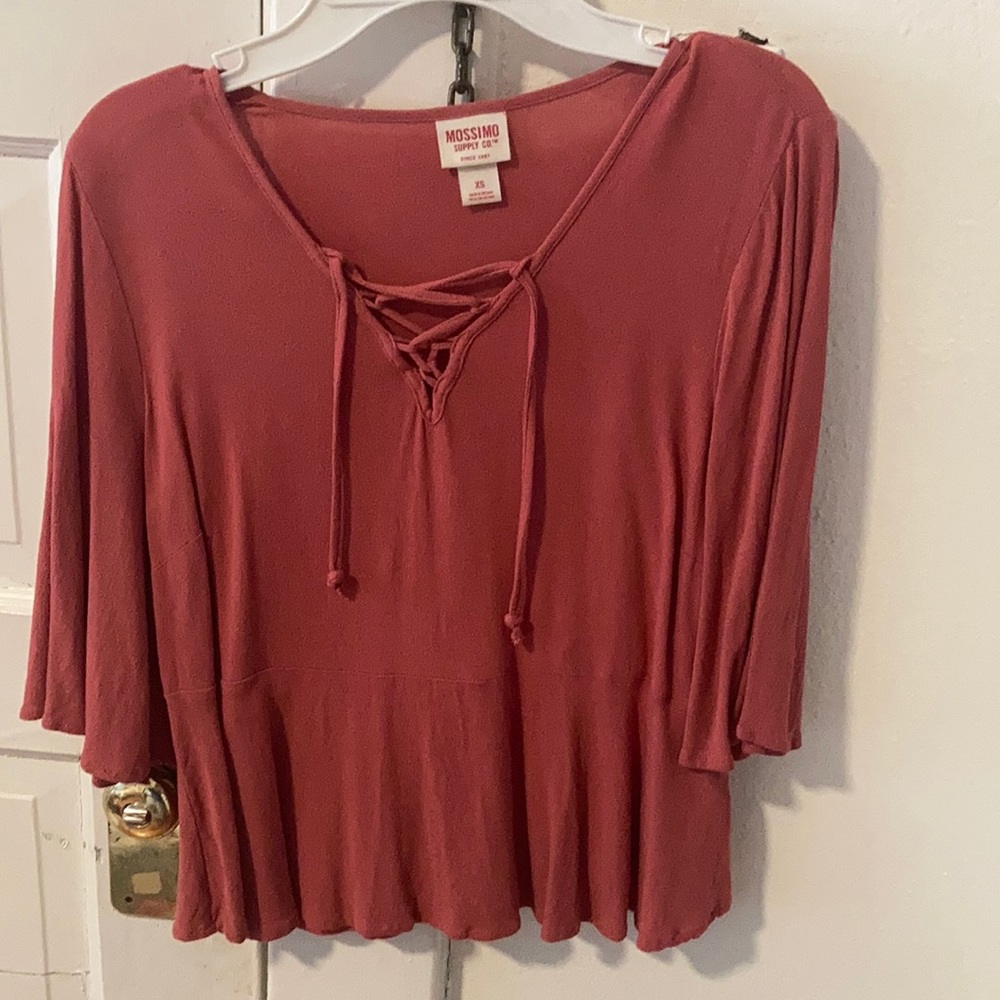 Dusty coral blouse